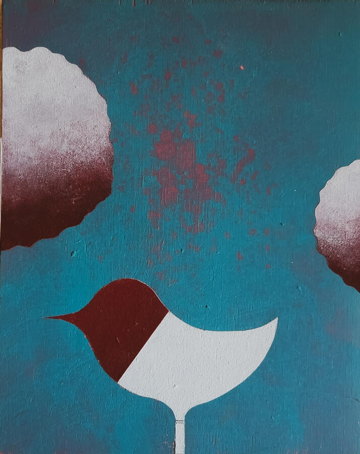 Il segna sogno indica la tua direzione / The dream sign shows your way · 17×22 cm